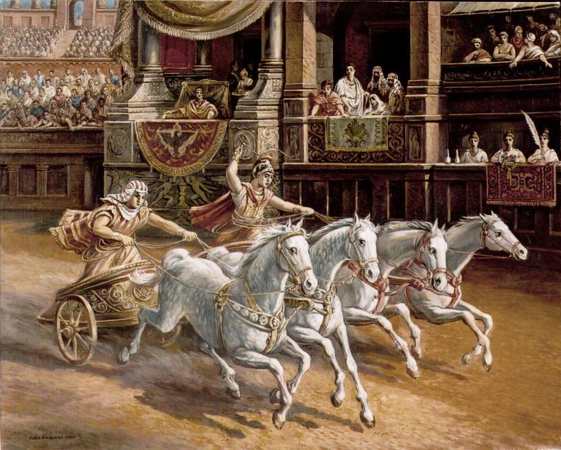 Chariot racing was Rome’s oldest and favorite pastime. The races 